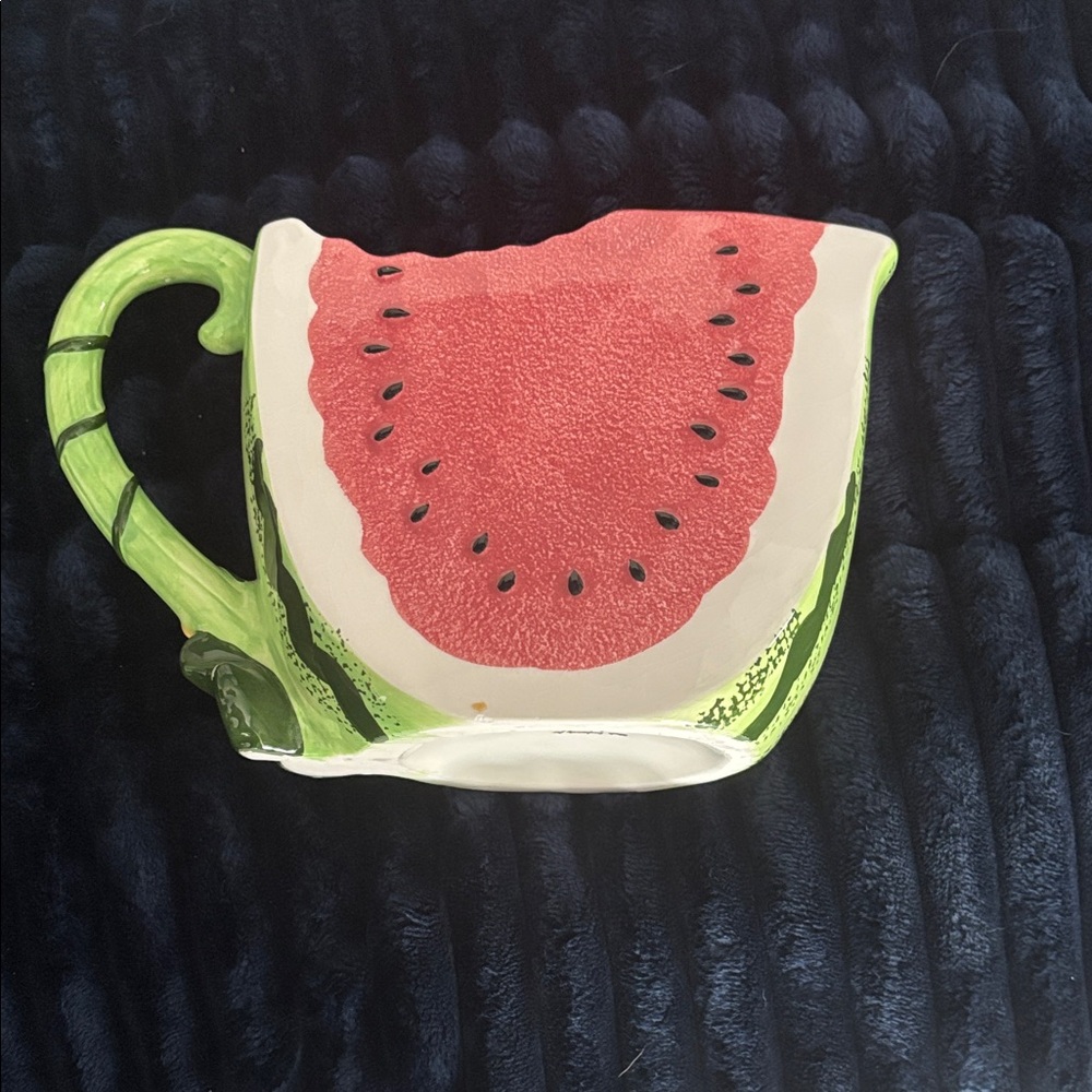 Watermelon Themed Ceramic Pitcher